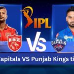 Delhi Capitals VS Punjab Kings timeline