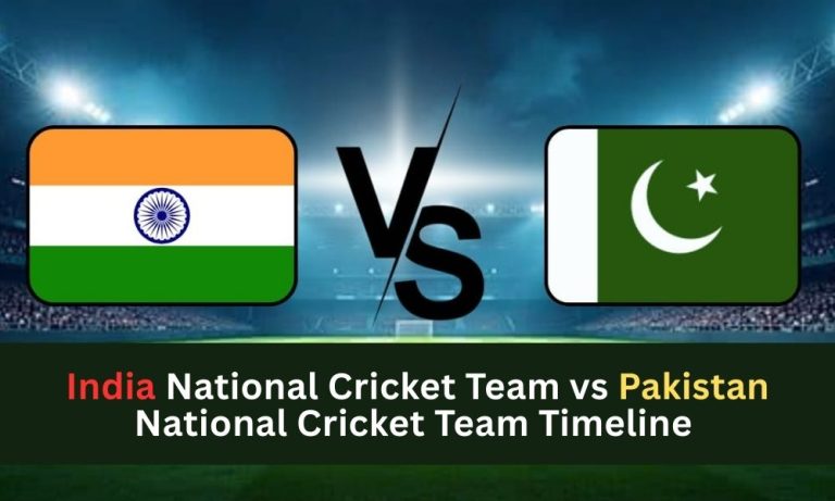 india national cricket team vs pakistan national cricket team timeline