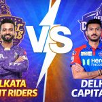 Kolkata Knight Riders VS Delhi Capitals timeline