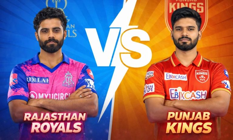Rajasthan Royals VS Punjab Kings timeline