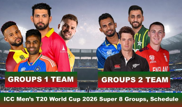 T20 World Cup 2026 Super 8 Groups