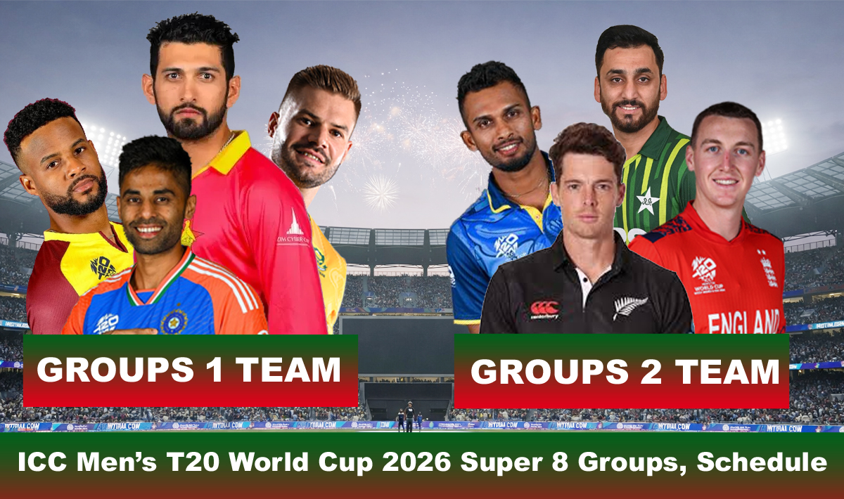 T20 World Cup 2026 Super 8 Groups
