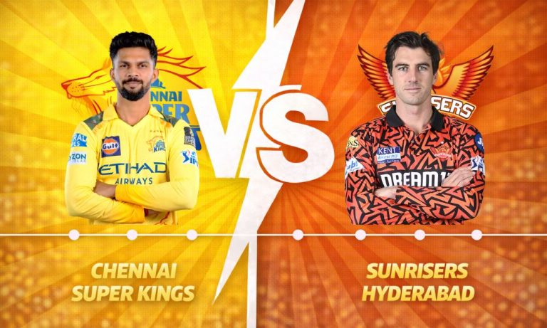 Chennai Super Kings VS Sunrisers Hyderabad timeline