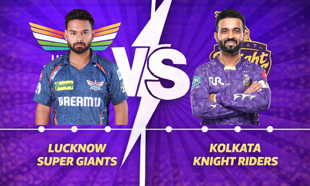 Lucknow Super Giants VS Kolkata Knight Riders timeline