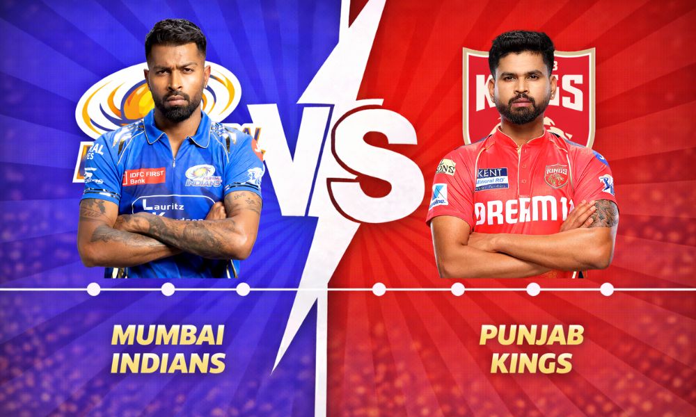 Mumbai Indians VS Punjab Kings timeline