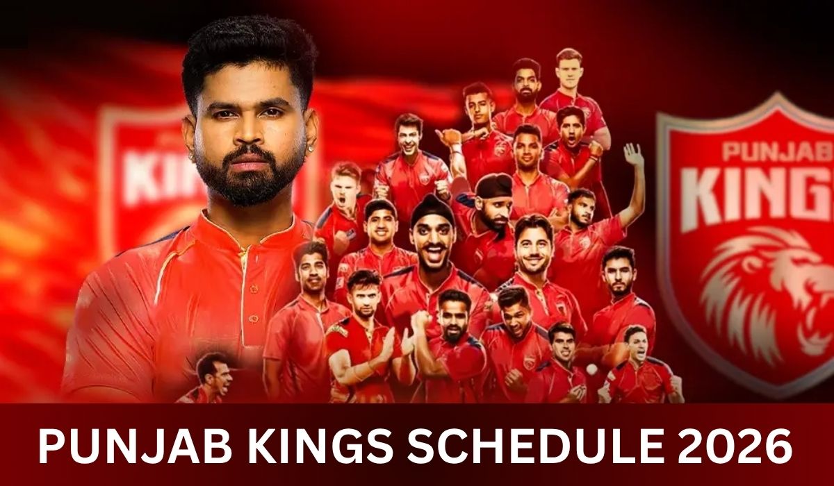 Punjab Kings Schedule 2026: Match Timings, Venues & Players