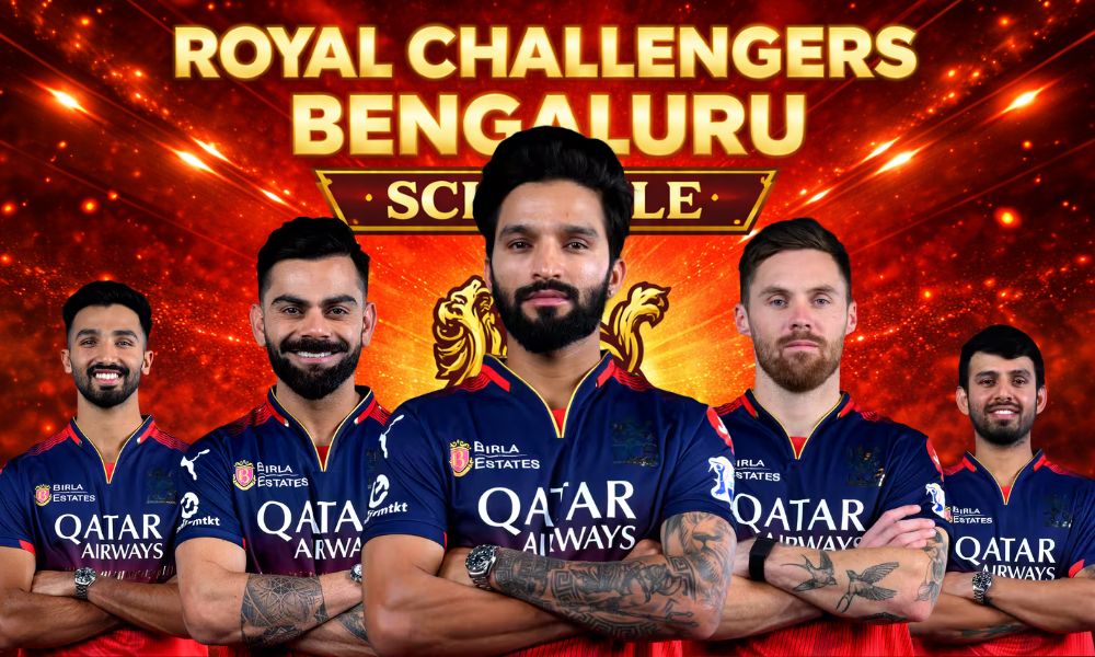 Royal Challengers Bengaluru Schedule