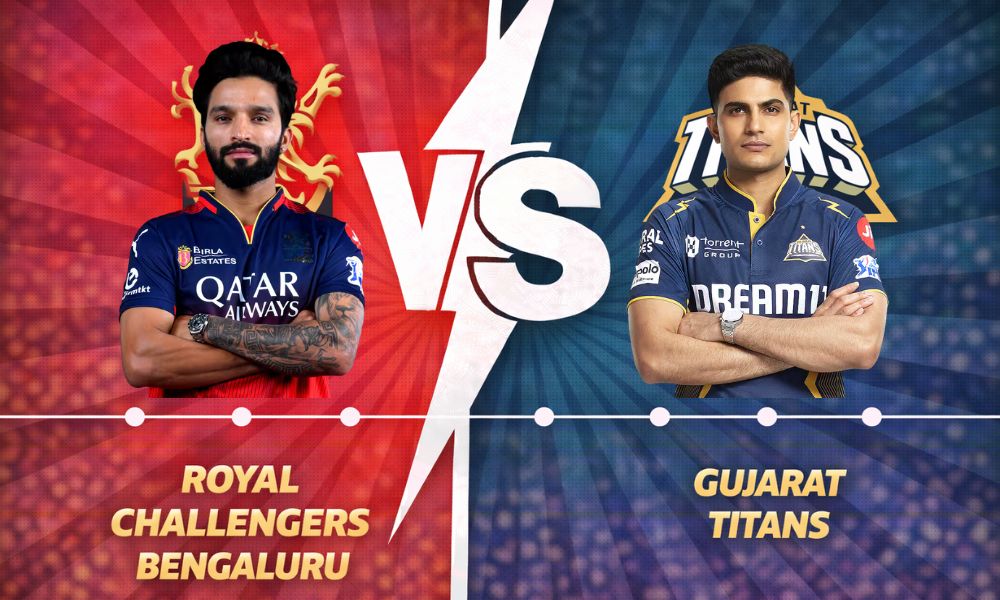 Royal Challengers Bengaluru vs Gujarat Titans timeline