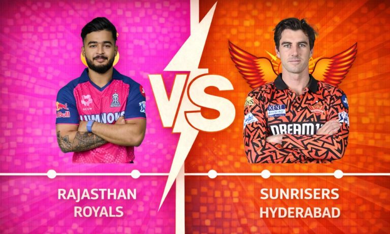 Rajasthan Royals VS Sunrisers Hyderabad timeline