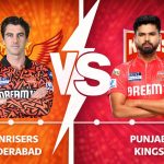 Sunrisers Hyderabad VS Punjab Kings timeline