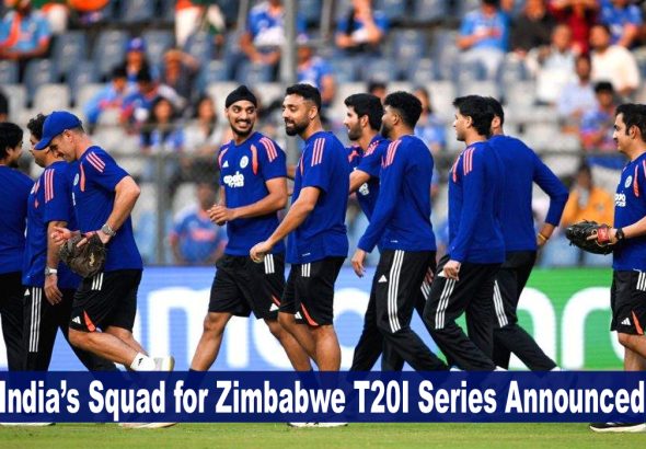 India’s Squad for Zimbabwe T20I Series Announced