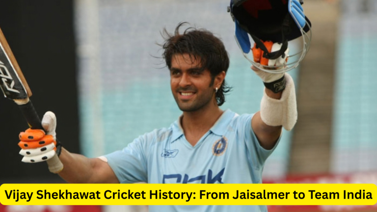 Vijay Shekhawat Cricket History